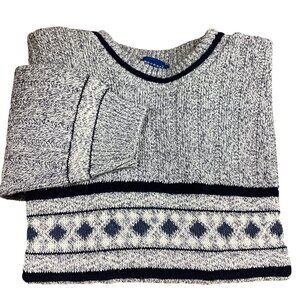 VTG Towncraft Men's Crew Neck Cotton Blend Sweater Men's M #321F